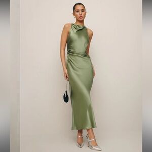 Casette silk dress